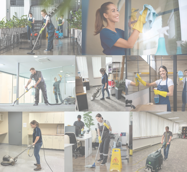 Clean office workspace